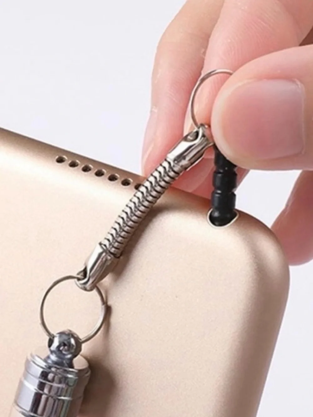 💞 New Gold Mini Stylus Pen for Touchscreen Devices with Headphone Jack Plug